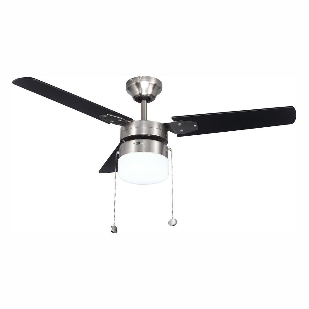 Montgomery 42 In Led Indoor Brushed Nickel Ceiling Fan With Light Kit throughout measurements 1000 X 1000