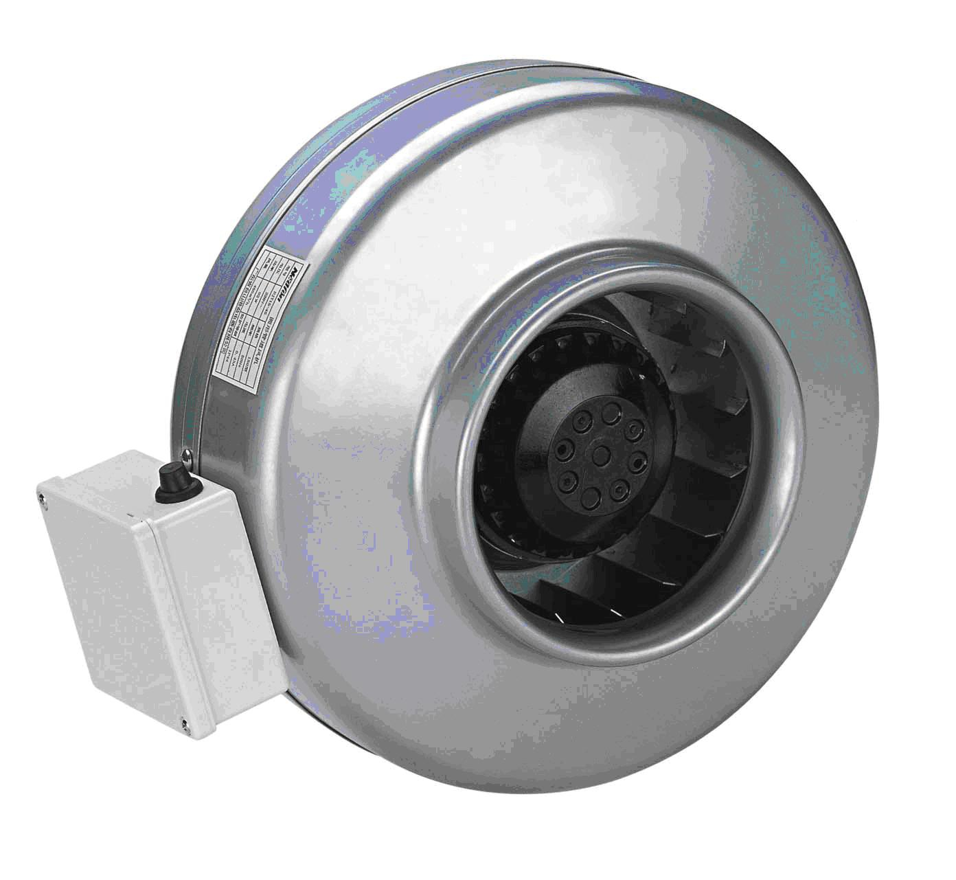 Nedfon Circular Inline Duct Fan Specifications with proportions 1392 X 1281