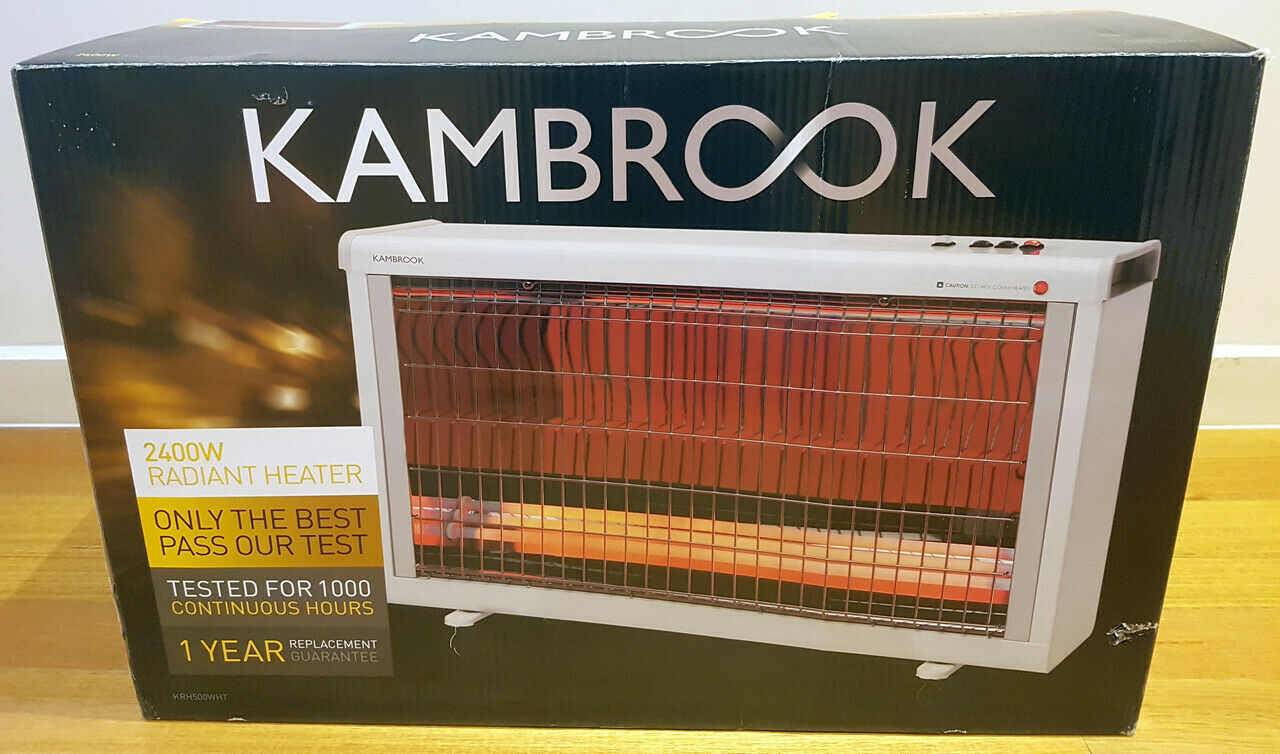 New Kambrook 2400w Fast Heat Up Fan Assisted Portable Radiant Heater Krh500wht inside sizing 1280 X 754