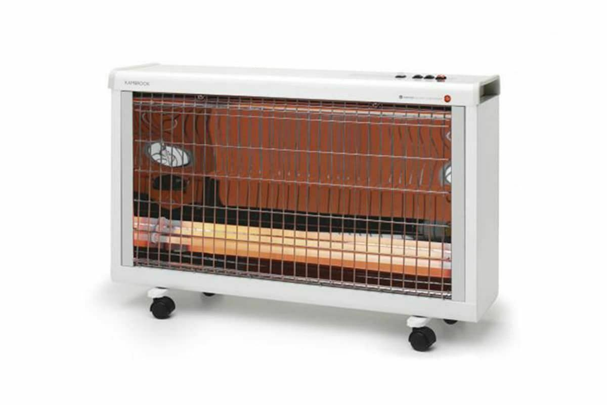 New Kambrook 2400w Fast Heat Up Fan Assisted Portable Radiant Heater Krh500wht throughout measurements 1200 X 800