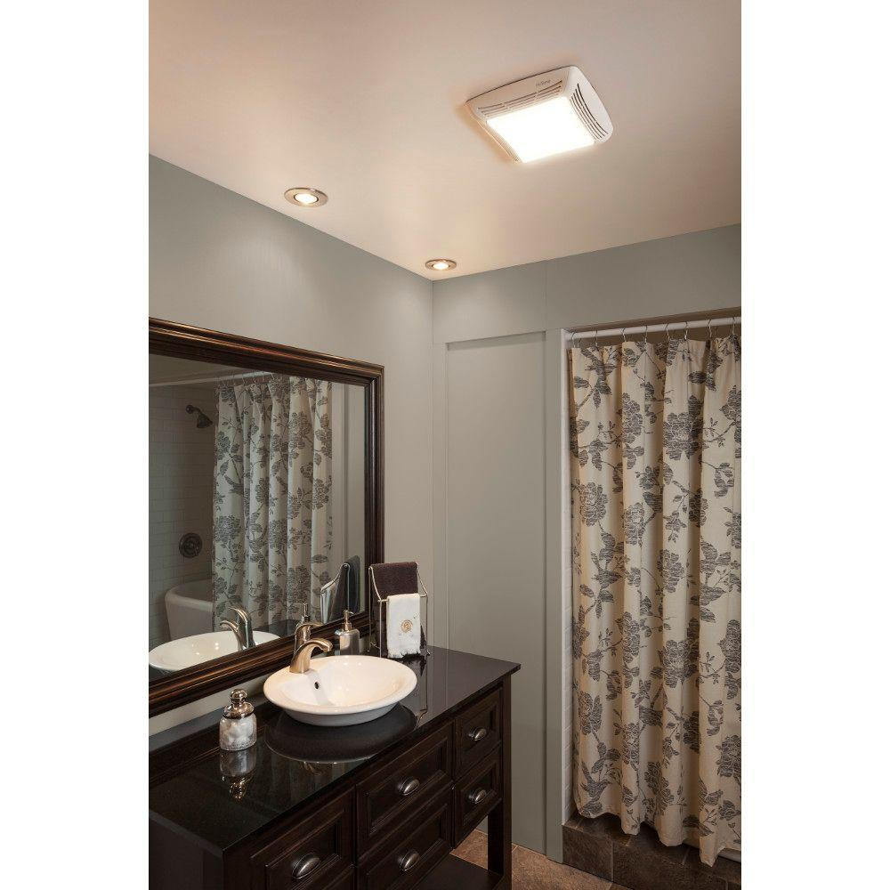 Nutone 50 Cfm Ceiling Bathroom Exhaust Fan With Light regarding sizing 1000 X 1000