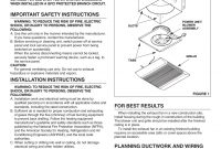 Nutone 8814r User Manual 10 Pages regarding dimensions 954 X 1235