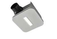 Nutone Easy To Install 80 Cfm Bathroom Exhaust Fan With Led Clean Cover Energy Star within size 1000 X 1000