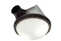 Nutone Invent Decorative Oil Rubbed Bronze 80 Cfm Ceiling Installation Bathroom Exhaust Fan With Light And White Globe for dimensions 1000 X 1000