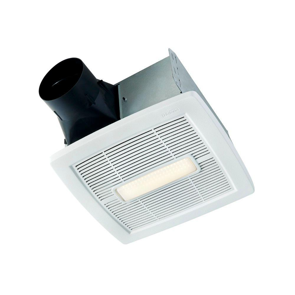 Nutone Invent Series 110 Cfm Ceiling Installation Bathroom Exhaust Fan With Light Energy Star for size 1000 X 1000