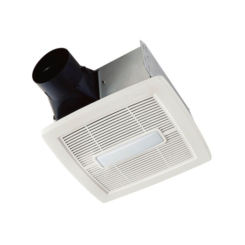 Nutone Invent Series 110 Cfm Ceiling Installation Bathroom Exhaust Fan With Light Energy Star within size 1000 X 1000