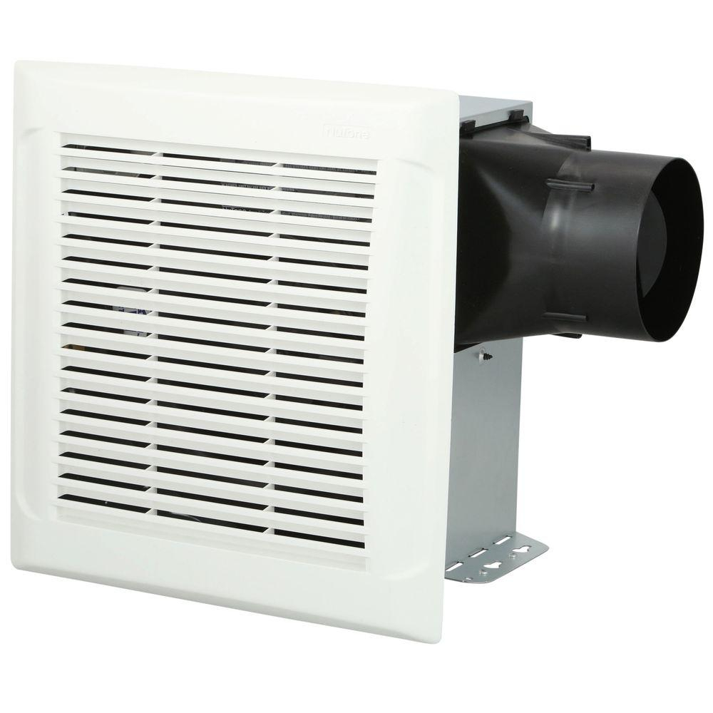 Nutone Invent Series 110 Cfm Single Speed Wallceiling Installation Bathroom Exhaust Fan In White for dimensions 1000 X 1000