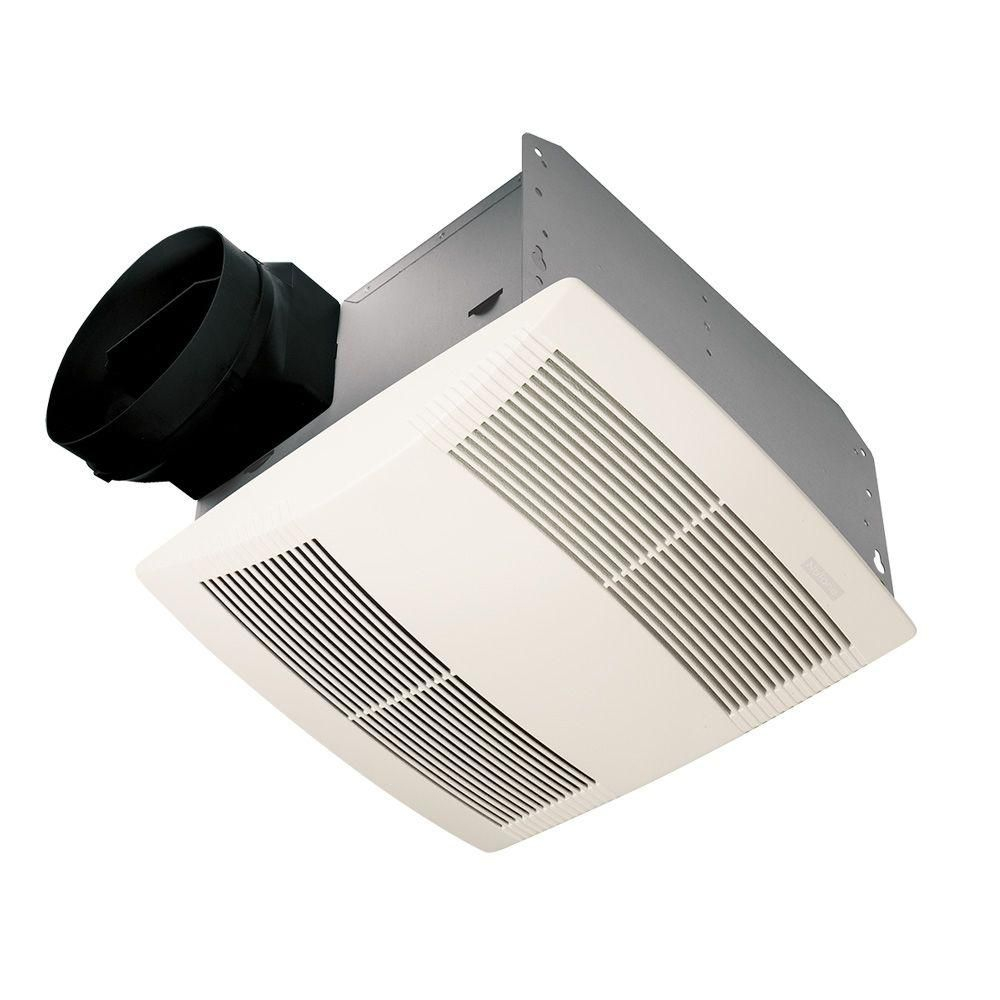 Nutone Qt Series Quiet 130 Cfm Ceiling Bathroom Exhaust Fan throughout size 1000 X 1000