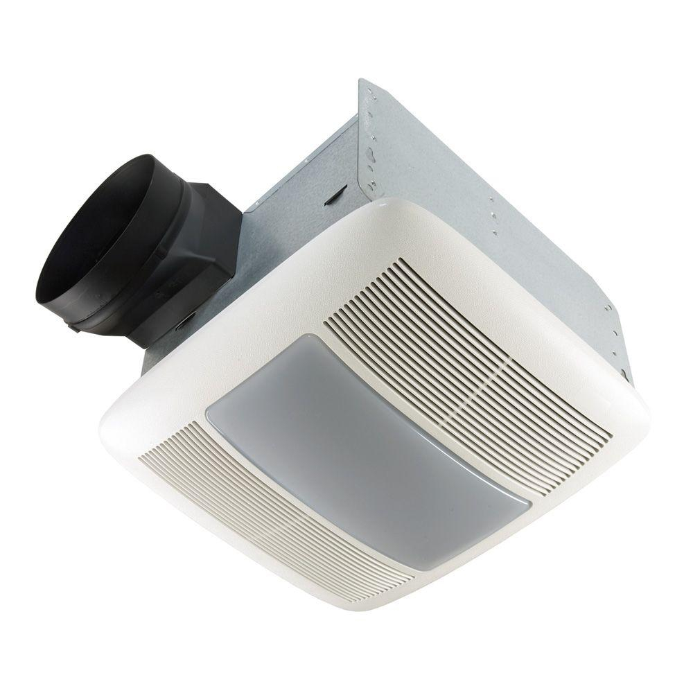 Nutone Qt Series Very Quiet 110 Cfm Ceiling Bathroom Exhaust Fan With Light And Night Light Energy Star pertaining to dimensions 1000 X 1000