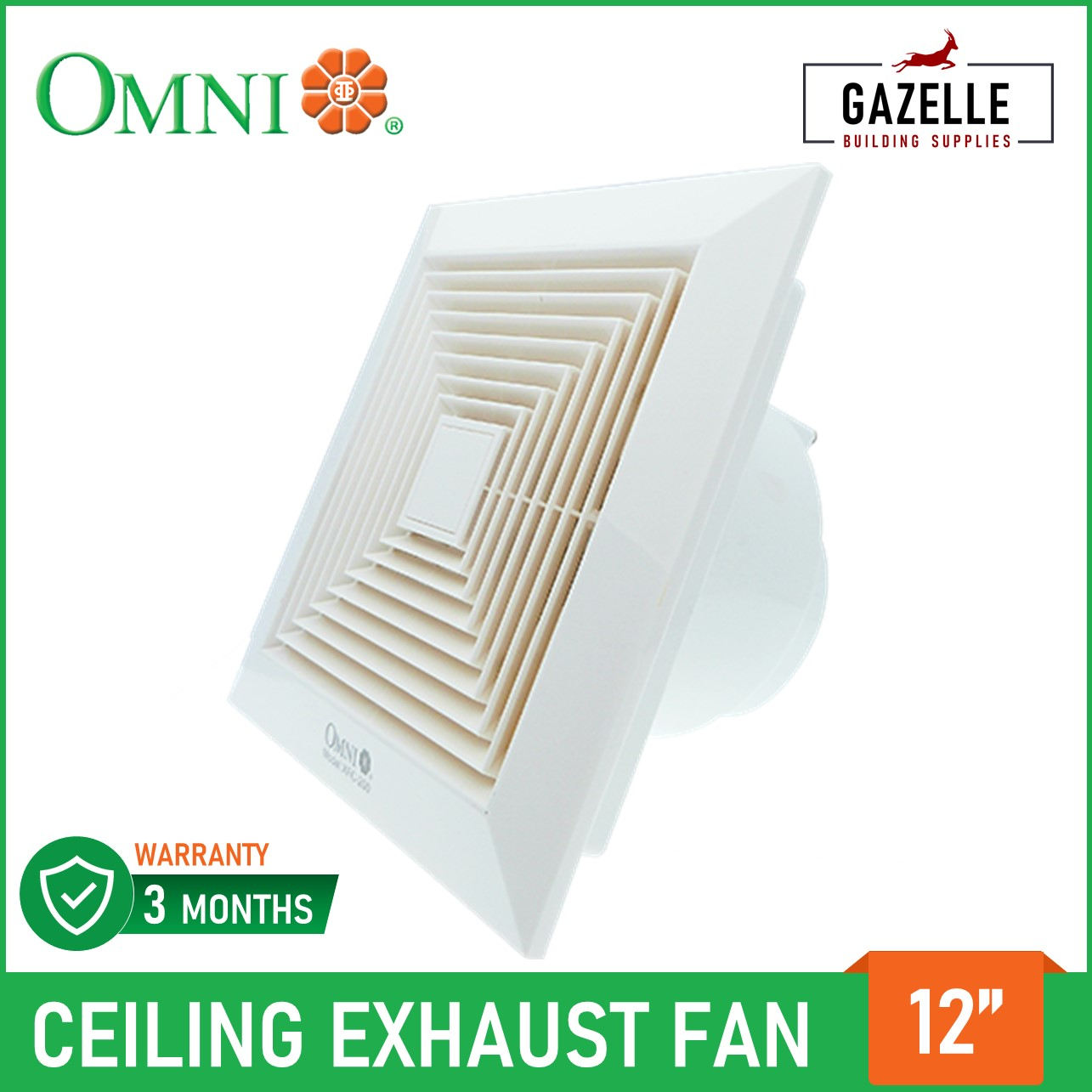 Omni Ceiling Mounted Exhaust Fan 12 Inches Inch Xfc 300 12 Xfc30012 12 regarding size 1285 X 1285