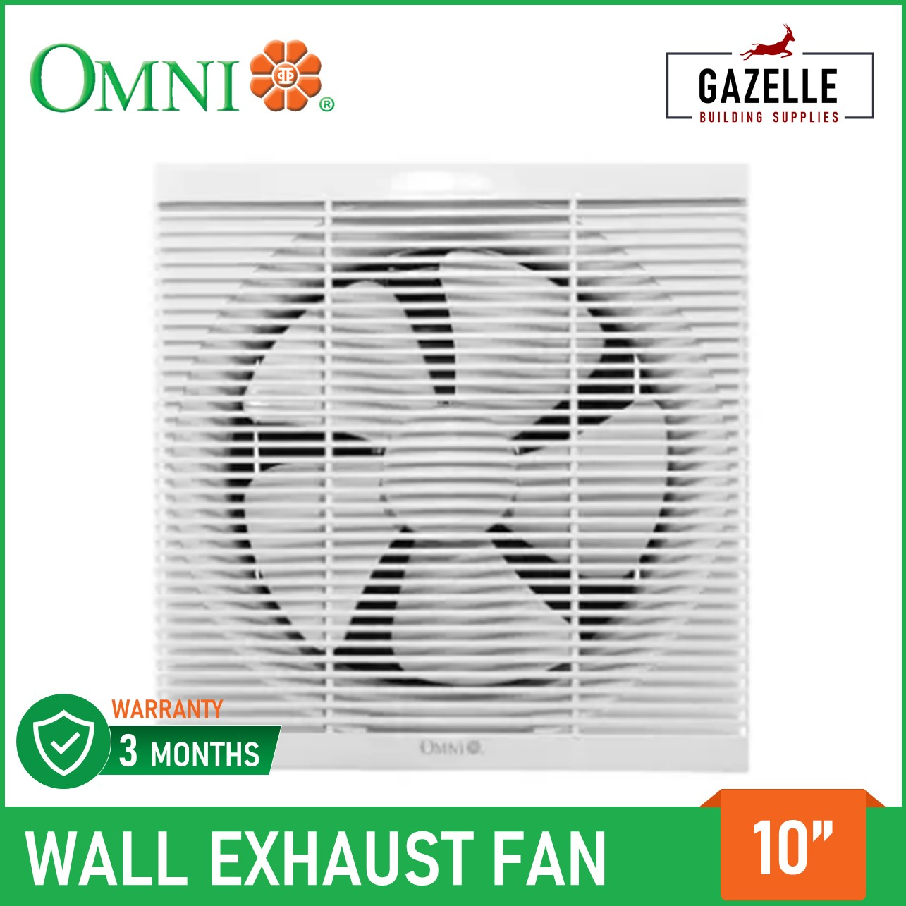 Omni Wall Mounted Exhaust Fan 10 Inches Inch Xfw 250 10 Xfw25010 10 with regard to size 1285 X 1285