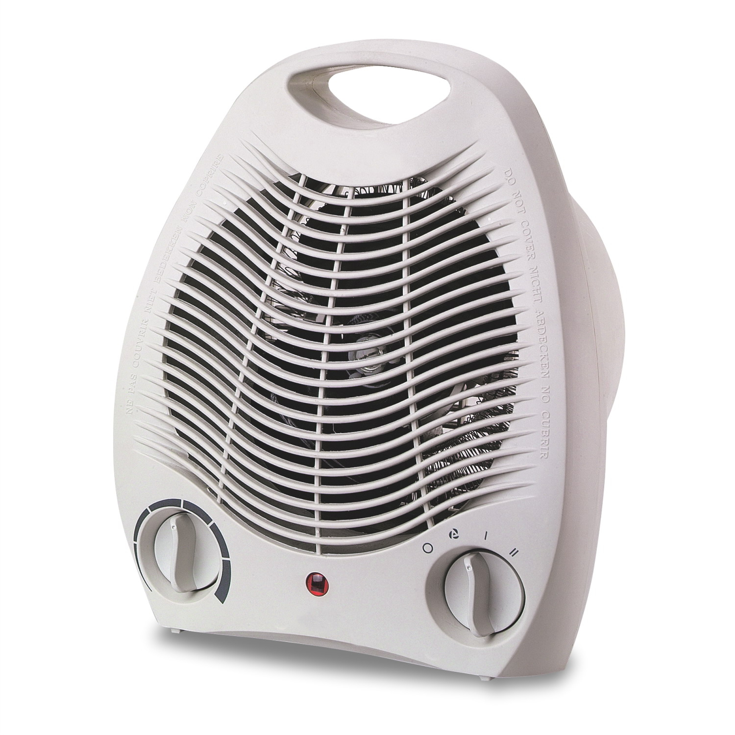 Optimus Portable Fan Heater With Thermostat White H 1322 Walmart for measurements 1500 X 1500