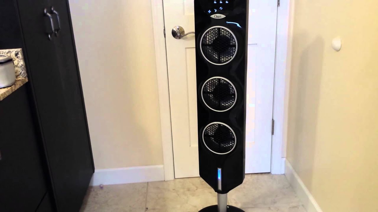 Ozeri 3x Tower Fan Passive Noise Reduction Technology with regard to size 1280 X 720