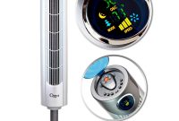 Ozeri Ultra 42 In Wind Fan Adjustable Oscillating Tower Fan With Noise Reduction Technology throughout measurements 1000 X 1000