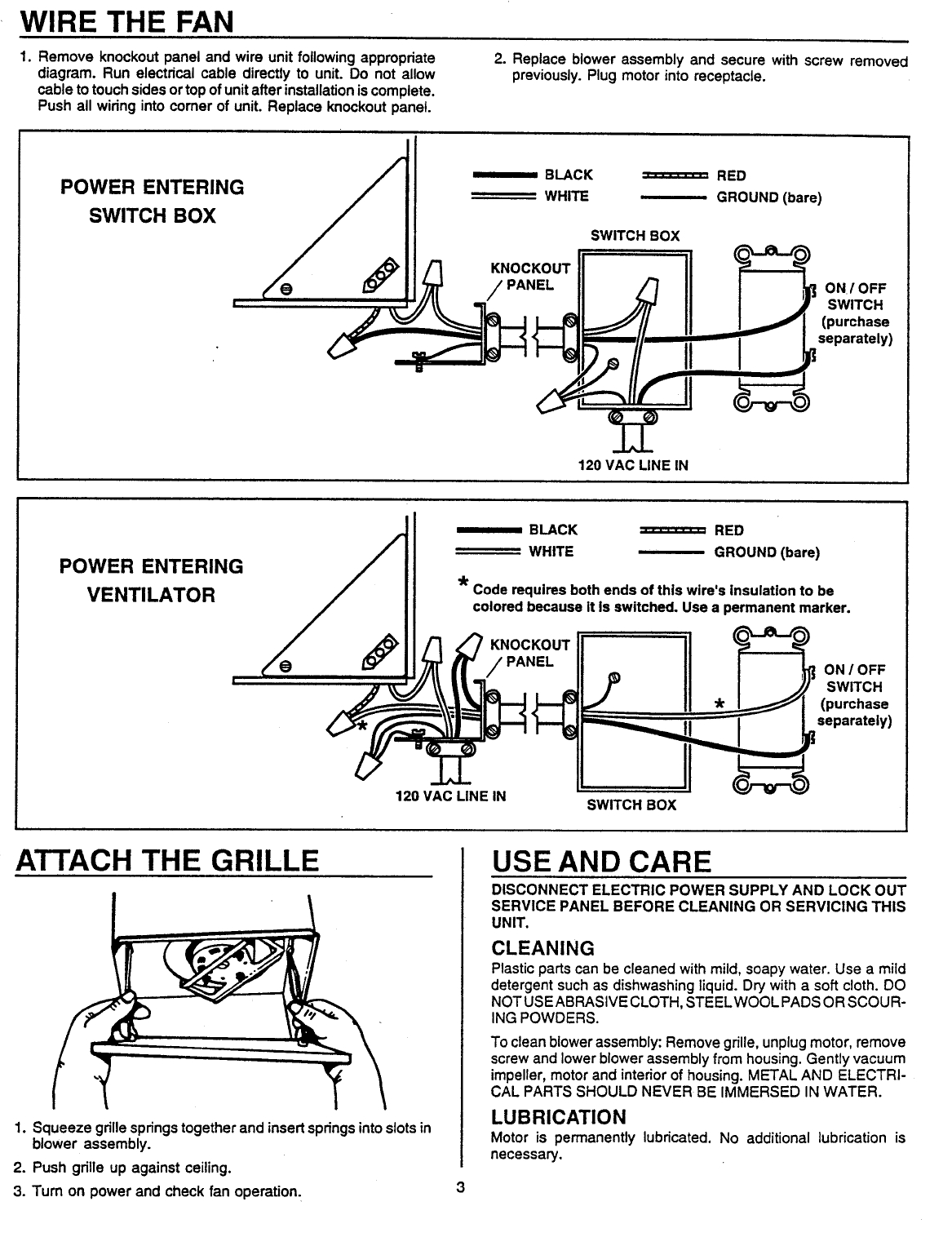 Page 3 Of Broan Fan S80u User Guide Manualsonline pertaining to dimensions 1167 X 1527
