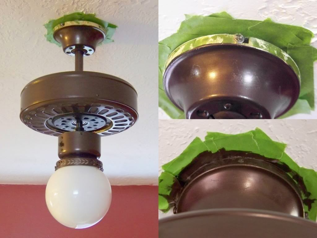 Painting Fan Base Without Removing From Ceiling with regard to proportions 1024 X 768