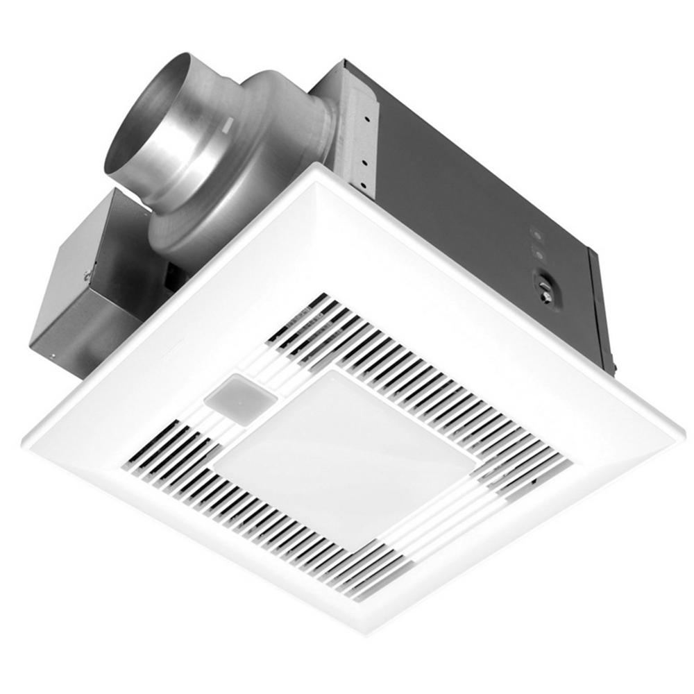 Panasonic Deluxe 110 Cfm Ceiling Bathroom Exhaust Fan With Light Motion Sensor And Humidity Control Sensor Energy Star pertaining to sizing 1000 X 1000
