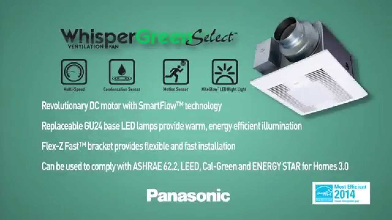 Panasonic Vent Fans Whisper Quiet Energy Efficient Ventilation Systems regarding sizing 1280 X 720