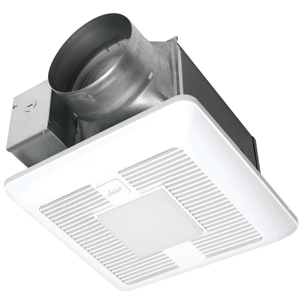 Panasonic Whispergreen Select Pick A Flow 110130150 Cfm Exhaust Fan Led Light Flex Z Fast Install Bracket 6 In Duct Adapter throughout size 1000 X 1000