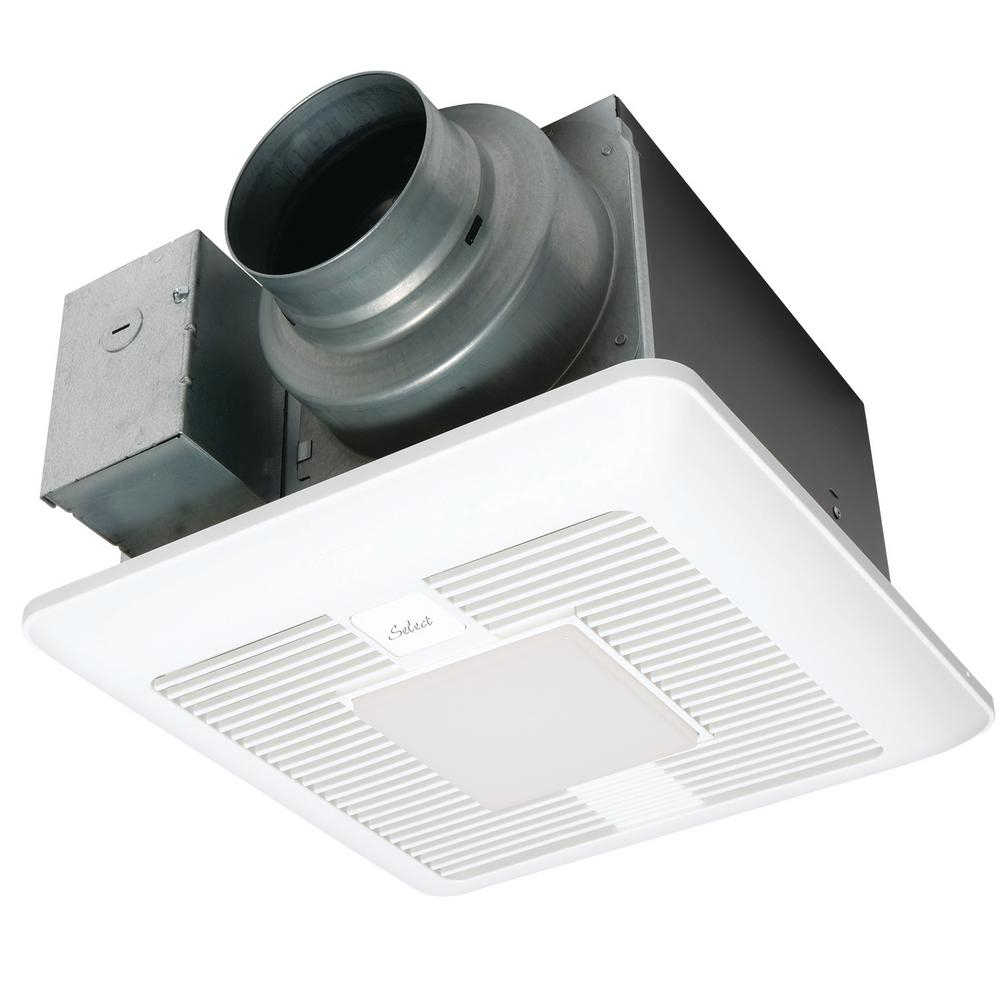 Panasonic Whispergreen Select Pick A Flow 5080110cfm Exhaust Fan Led Light Multispeed Flex Z Fast Bracket 46 In Duct Adapter within dimensions 1000 X 1000