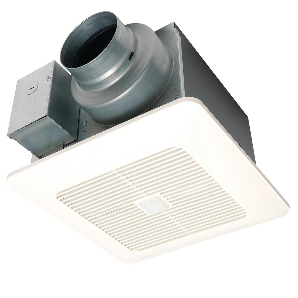 Panasonic Whispersense Dc Fan With Motion And Humidity Sensors Delay Timer And Pick A Flow Speed Selector 50 80 Or 110 Cfm for sizing 1000 X 1000