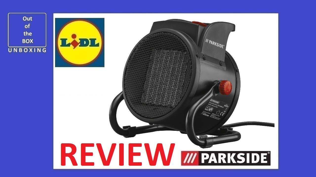 Parkside Ceramic Fan Heater Pkh 2000 A1 Review Lidl 1000w 20 Kw 16 Kg with regard to proportions 1280 X 720