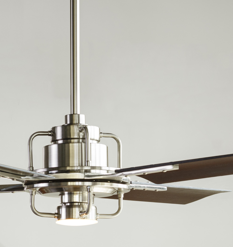 Peregrine Industrial Led Ceiling Fan with measurements 936 X 990