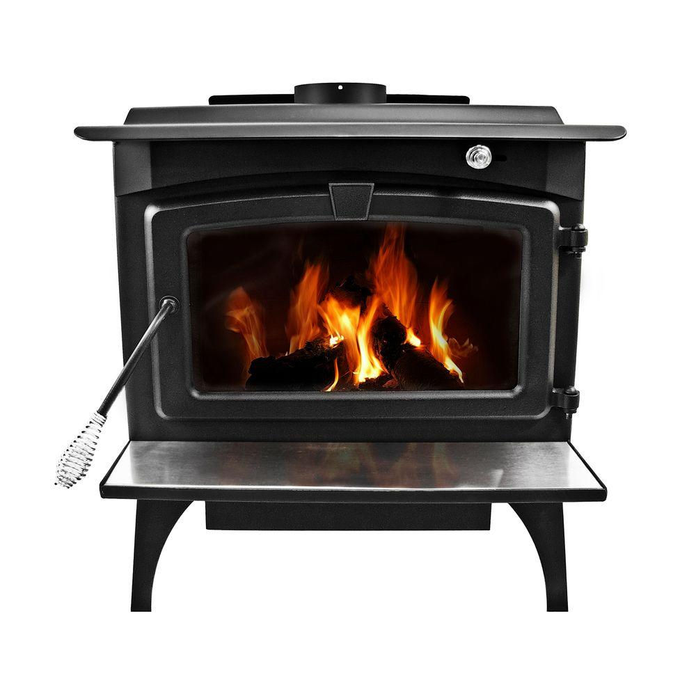 Pleasant Hearth 1800 Sq Ft Epa Certified Wood Burning Stove With Medium Blower with regard to proportions 1000 X 1000