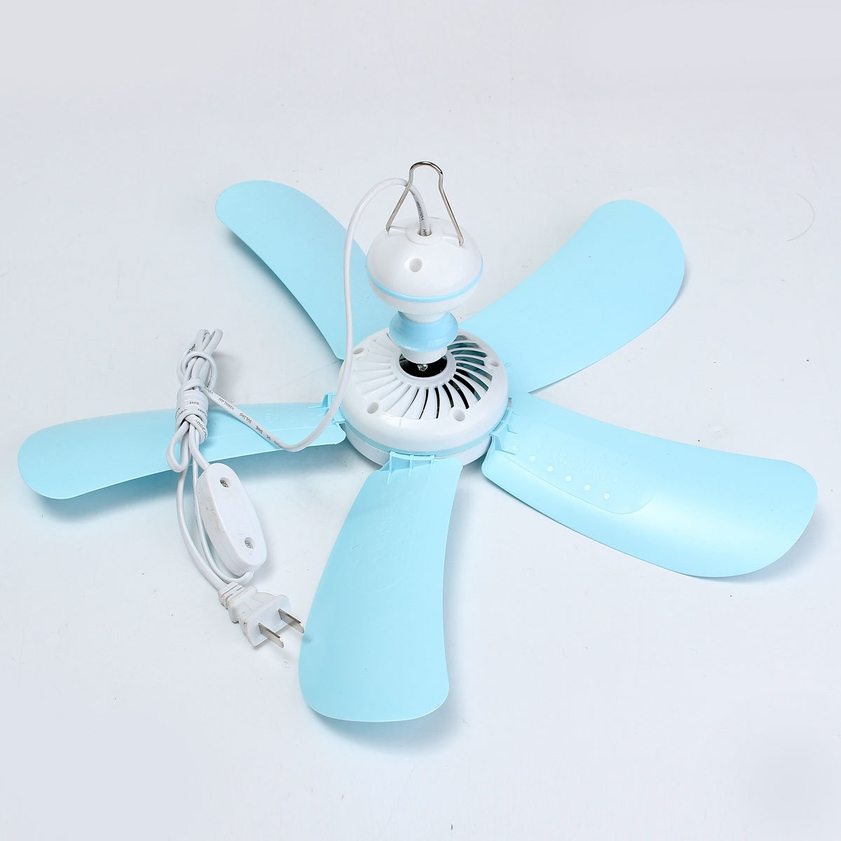 Portable 5 Leaves Mini Ceiling Fan 220v 8w with size 1200 X 1200