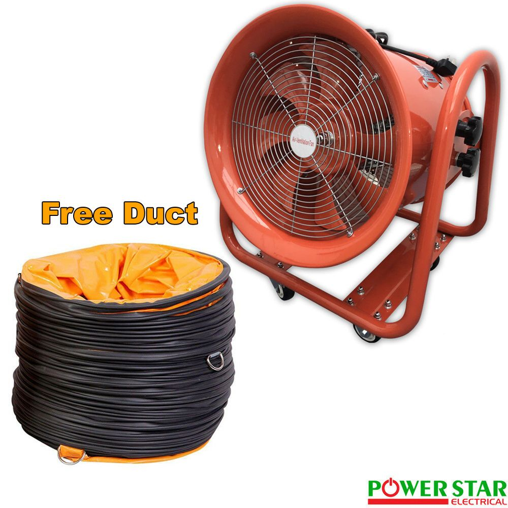 Portable Dust Fume Extractor Ventilation Axial Blower Workshop Fan 16 throughout dimensions 1000 X 1000