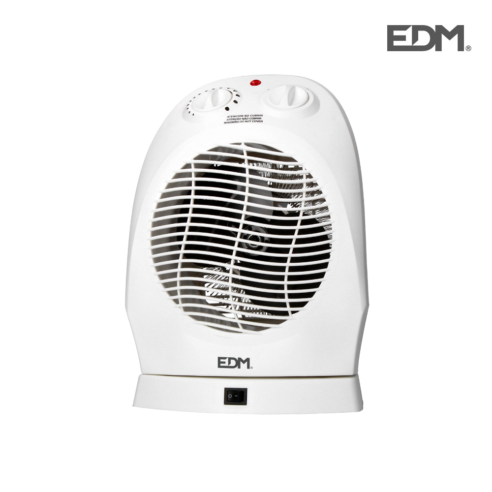 Portable Electric Fan Heater Oscillating 1000 2000w Edm regarding size 1000 X 1000