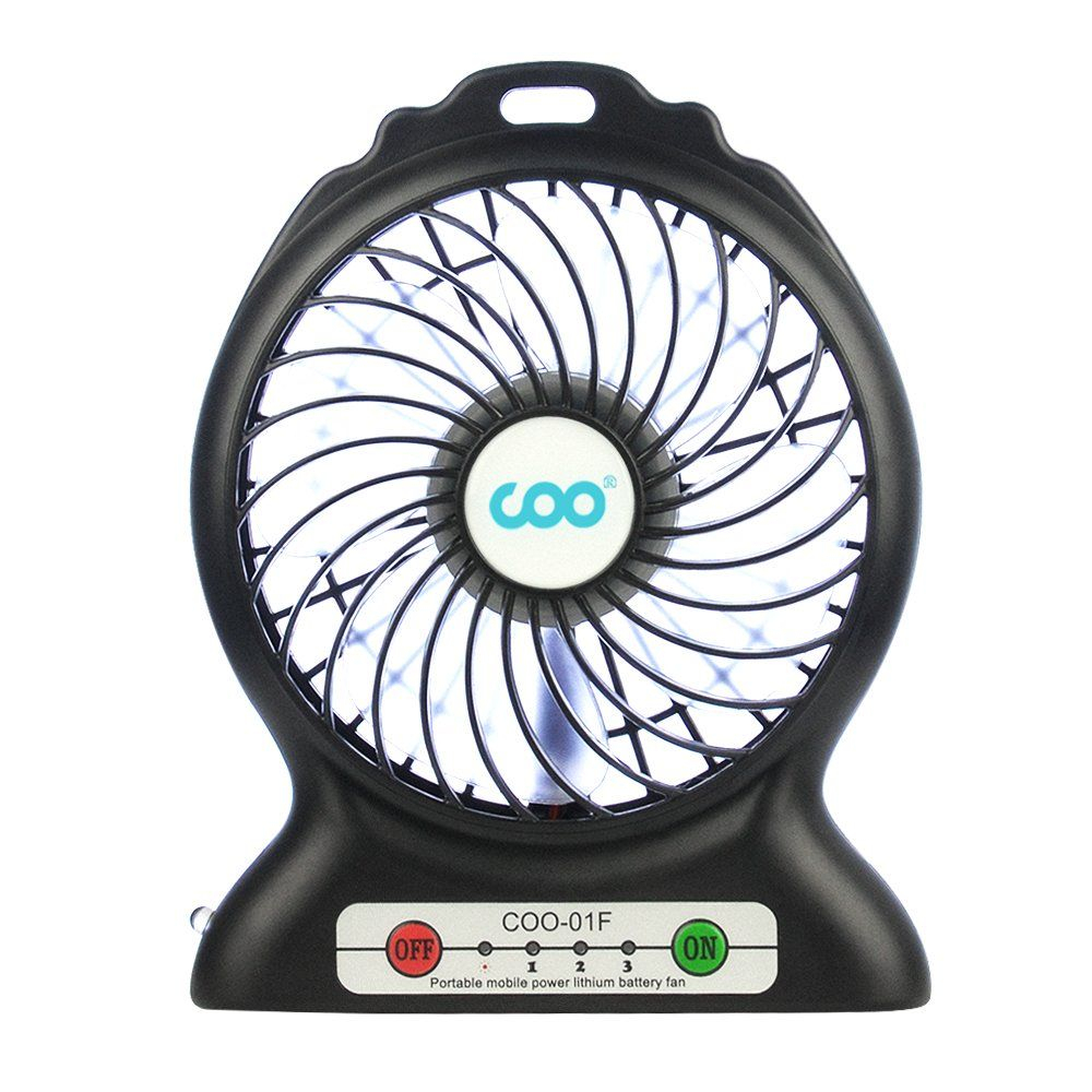 Portable Fancoo Usb Fan Battery Operated Fan With Flashlight within proportions 1000 X 1000