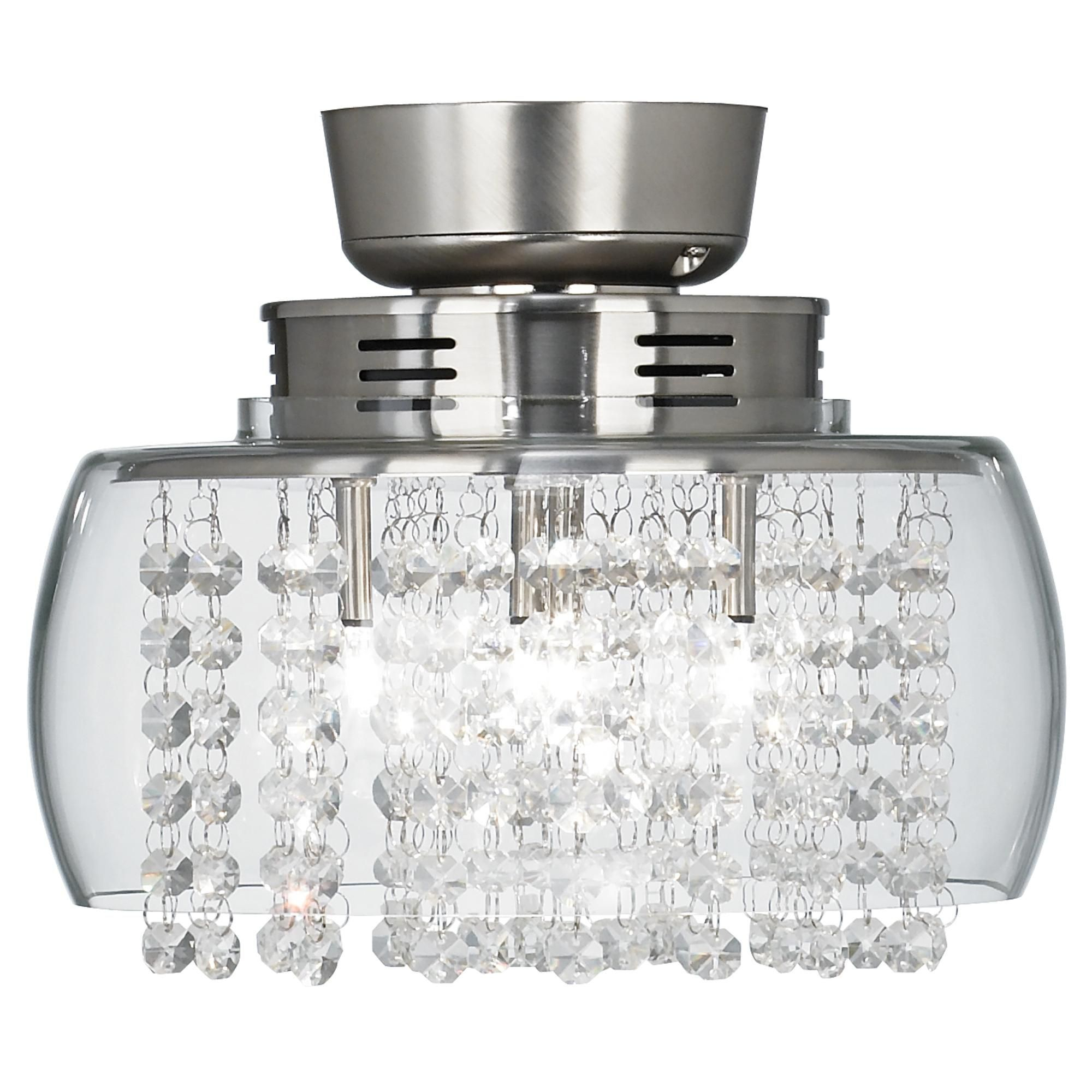 Possini Euro Design Crystal 11 Round Ceiling Fan Light Kit throughout proportions 2000 X 2000