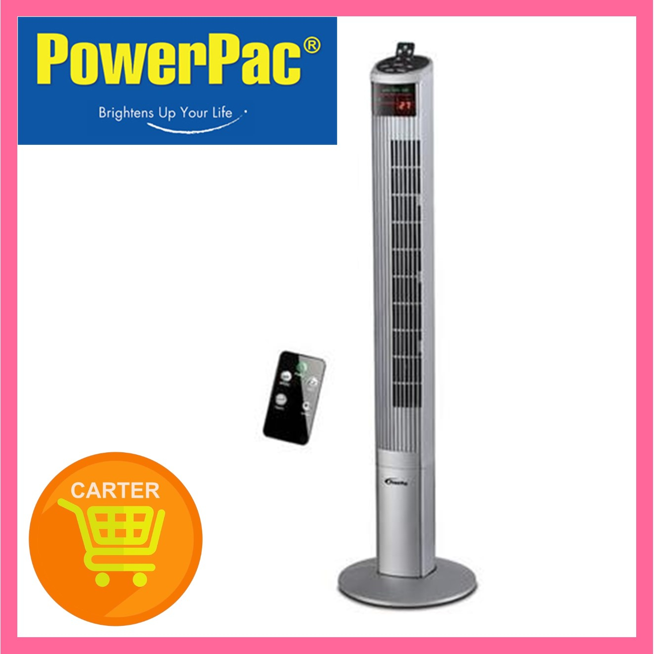 Powerpacpowerpac 46 Tower Fan With Remote Control Pptf460 within sizing 1323 X 1323
