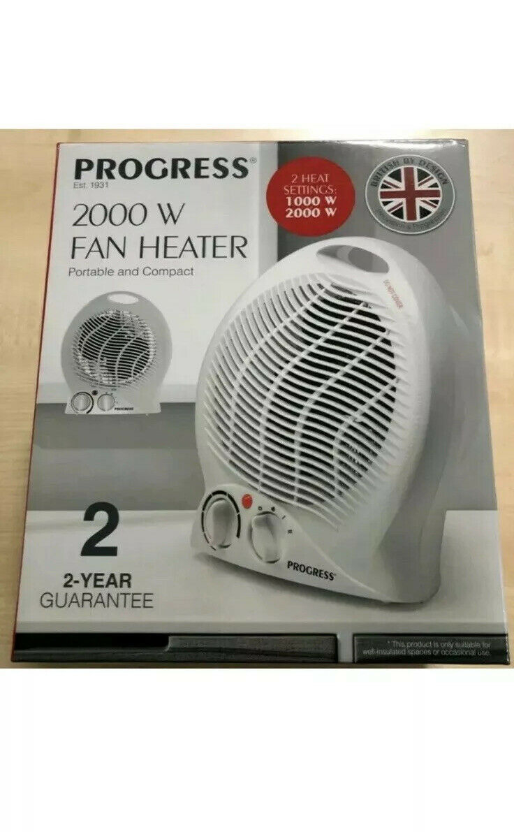 Progress 2000w Fan Heater Portable And Compact Eh3026mrfob with size 736 X 1191
