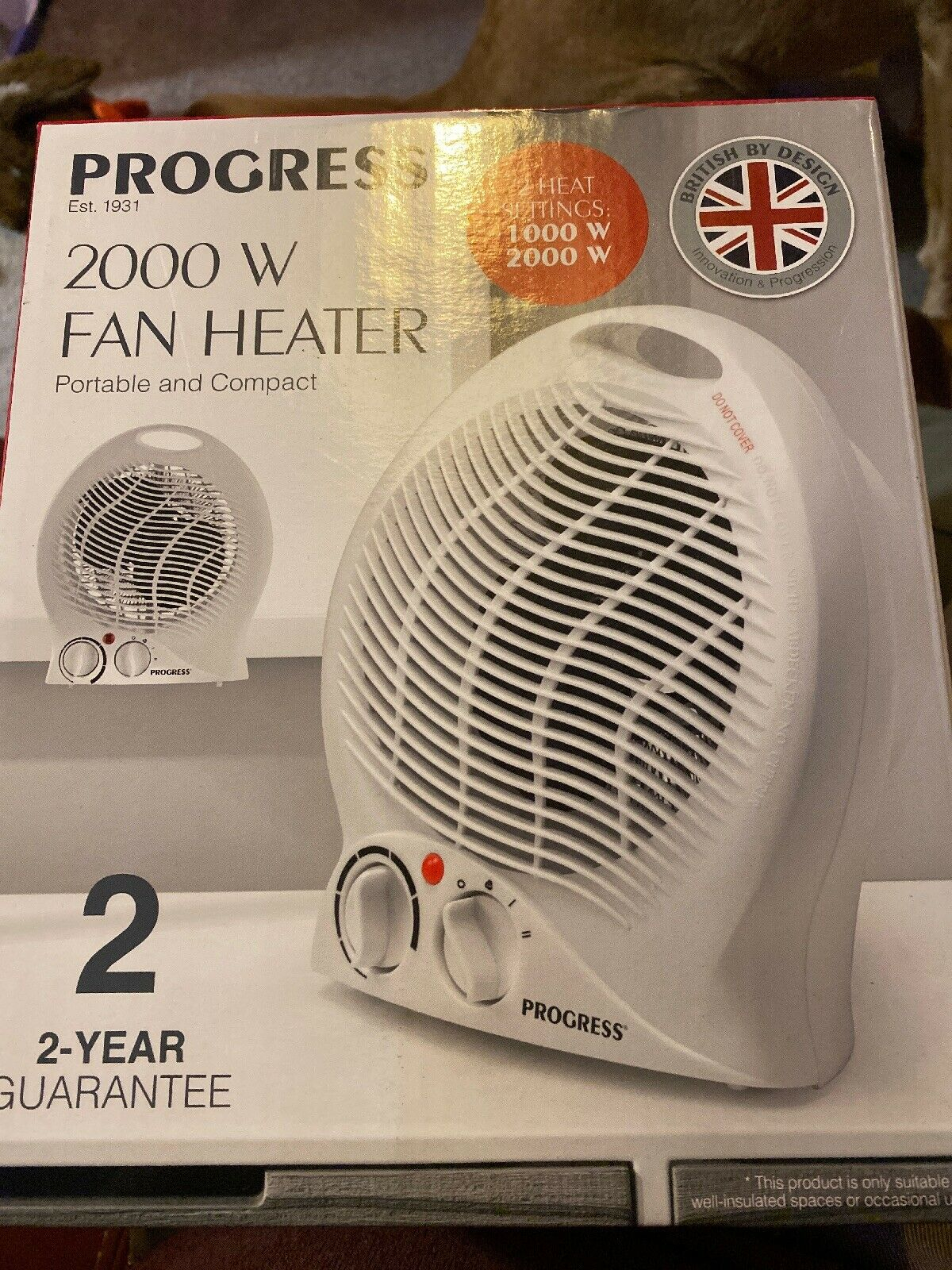 Progress 2000w Fan Heater Portable And Compact Eh3026mrfob within size 1200 X 1600