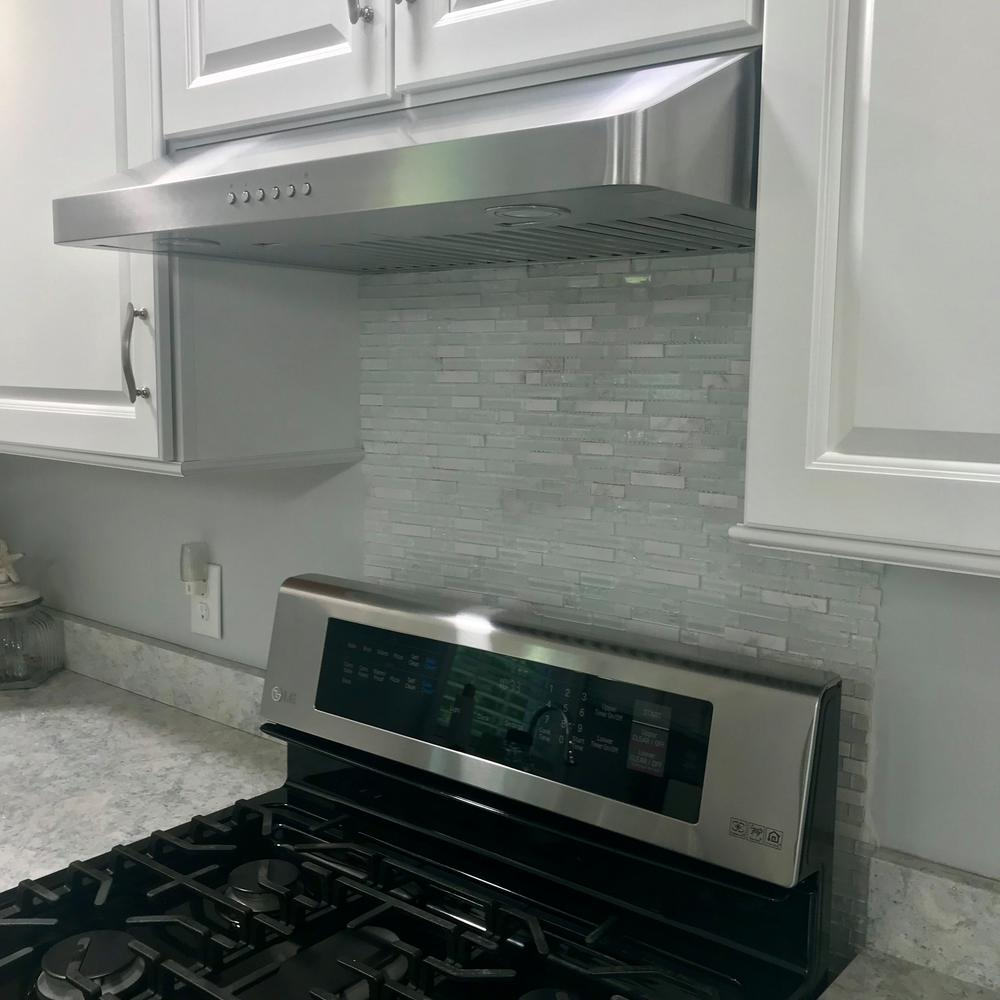 Proline Range Hoods 30 In 600 Cfm Under Cabinet Range Hood With Light In Stainless Steel intended for proportions 1000 X 1000