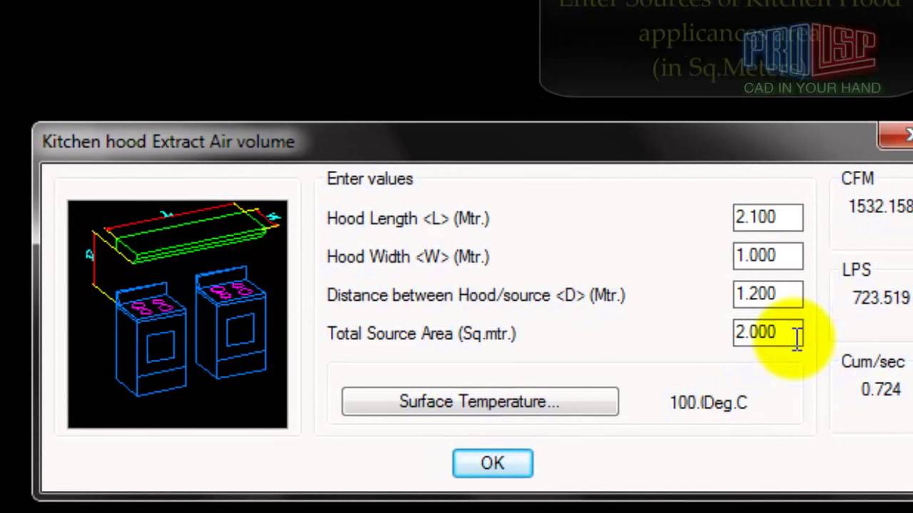 Prolisp Hvac Utilities Kitchen Hood Extract Air Calculation inside sizing 1280 X 720