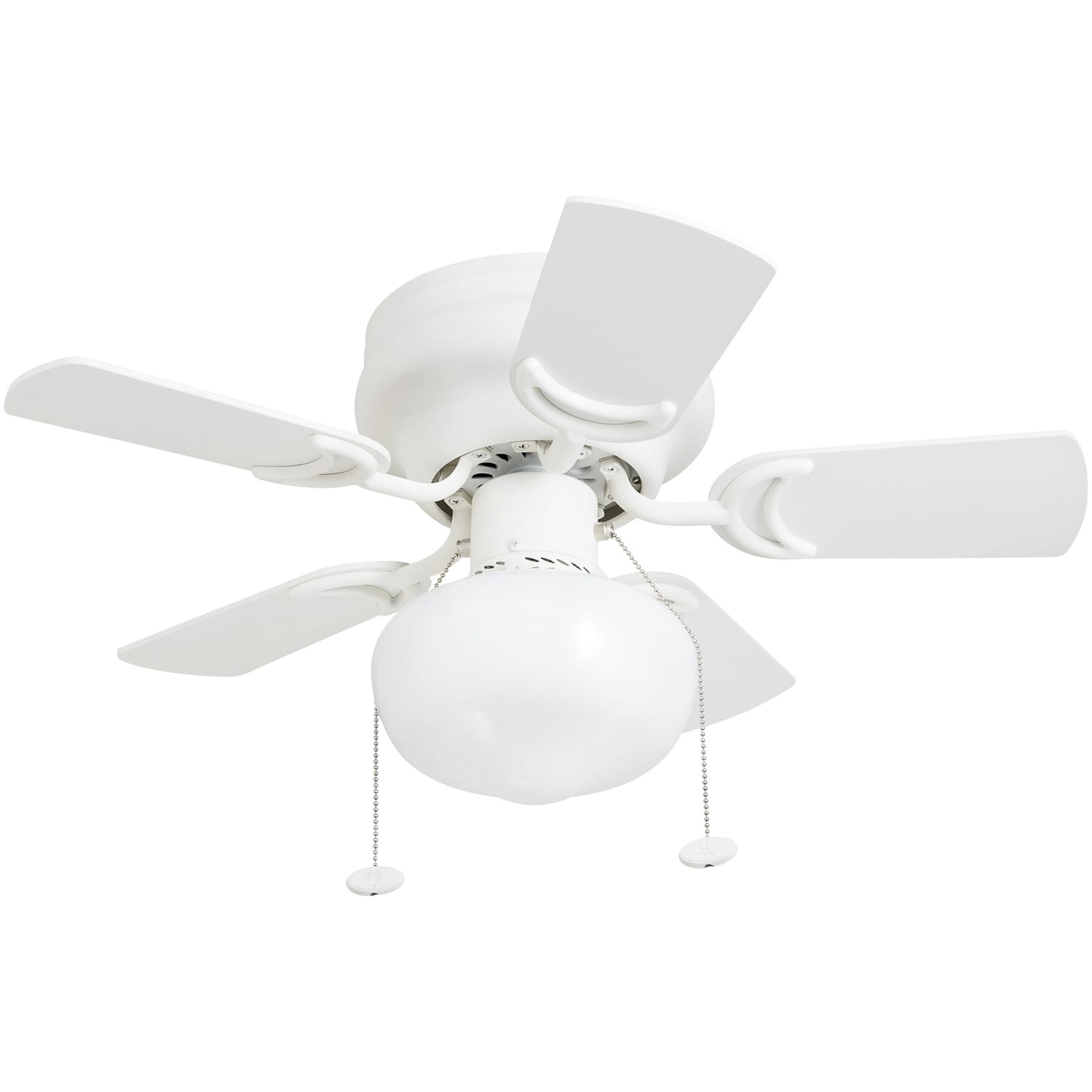 Prominence Home Hero 28 White Small Ceiling Fan Ceiling intended for proportions 1500 X 1500