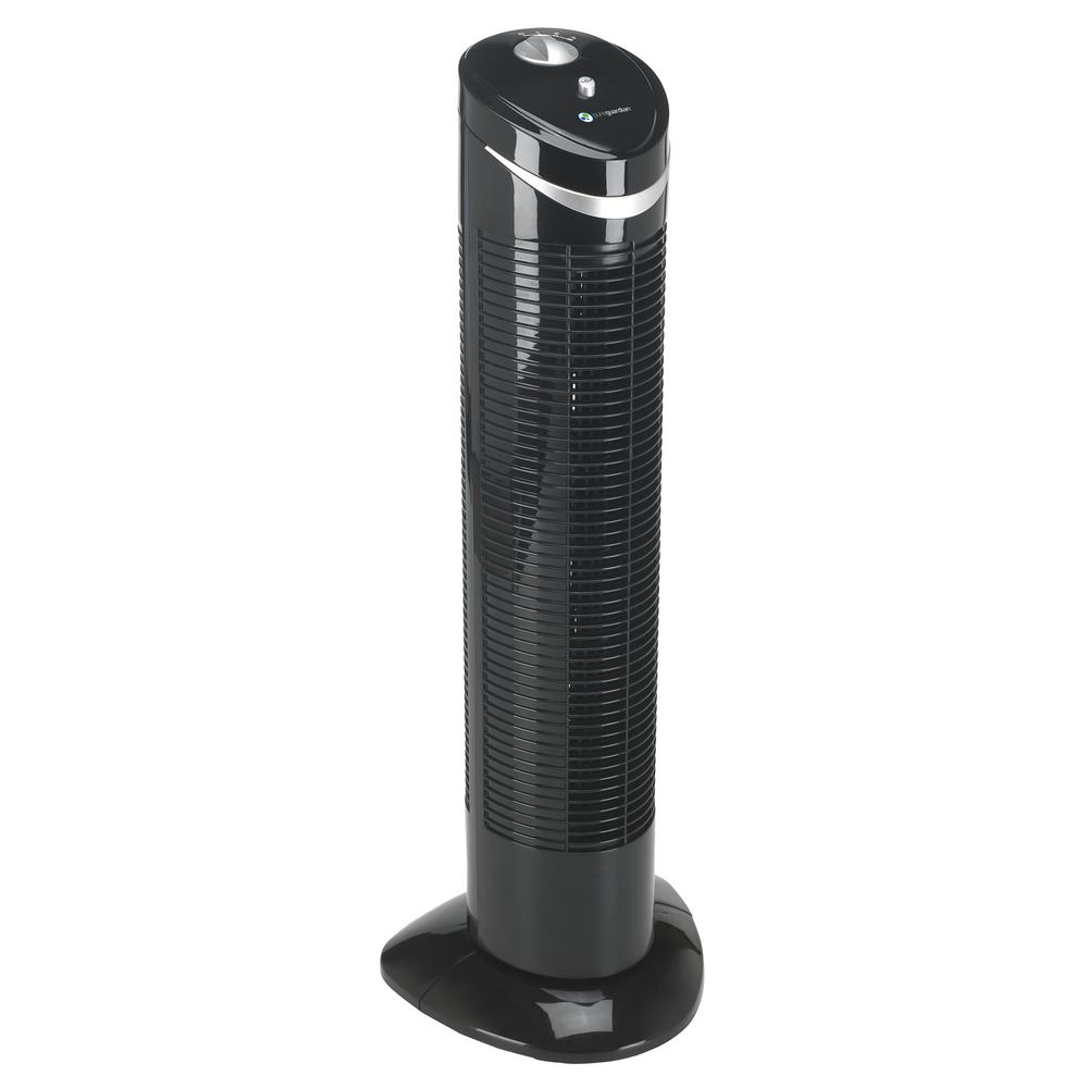 Pure Guardian 29 In 3 Speed Oscillating Tower Fan With Slim And Lightweight Design In Black inside size 1000 X 1000