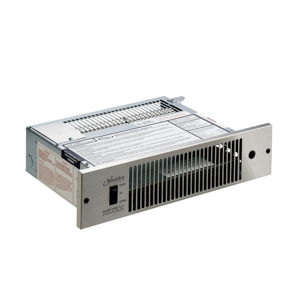 Quiet One 2000 Series 4000 Btu Hydronic Kickspace Heater In Stainless Steel Not Electric within proportions 1000 X 1000