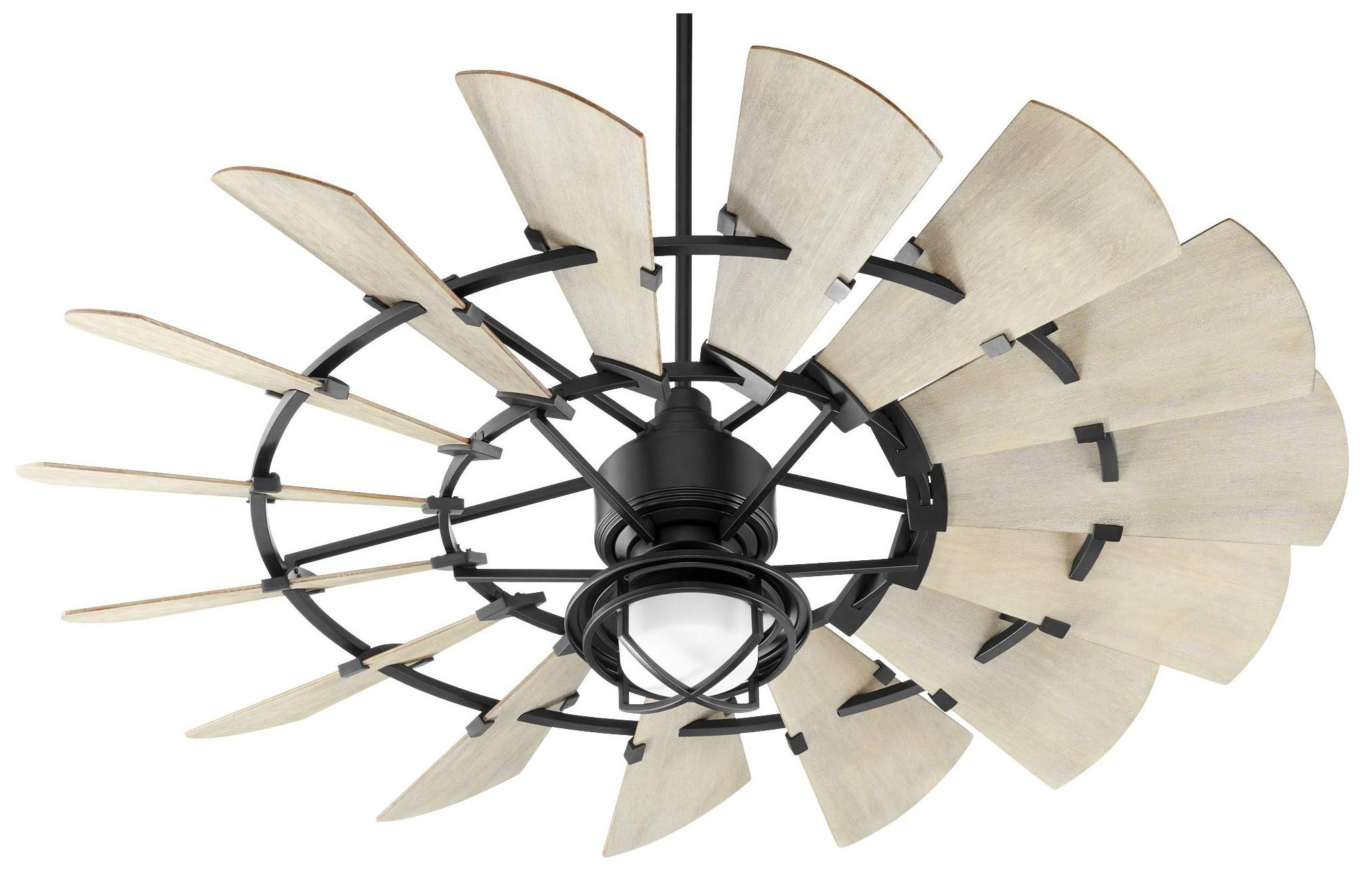 Quorum Windmill Ceiling Fan Model 96015 69 In Noir Black with regard to proportions 2057 X 1312
