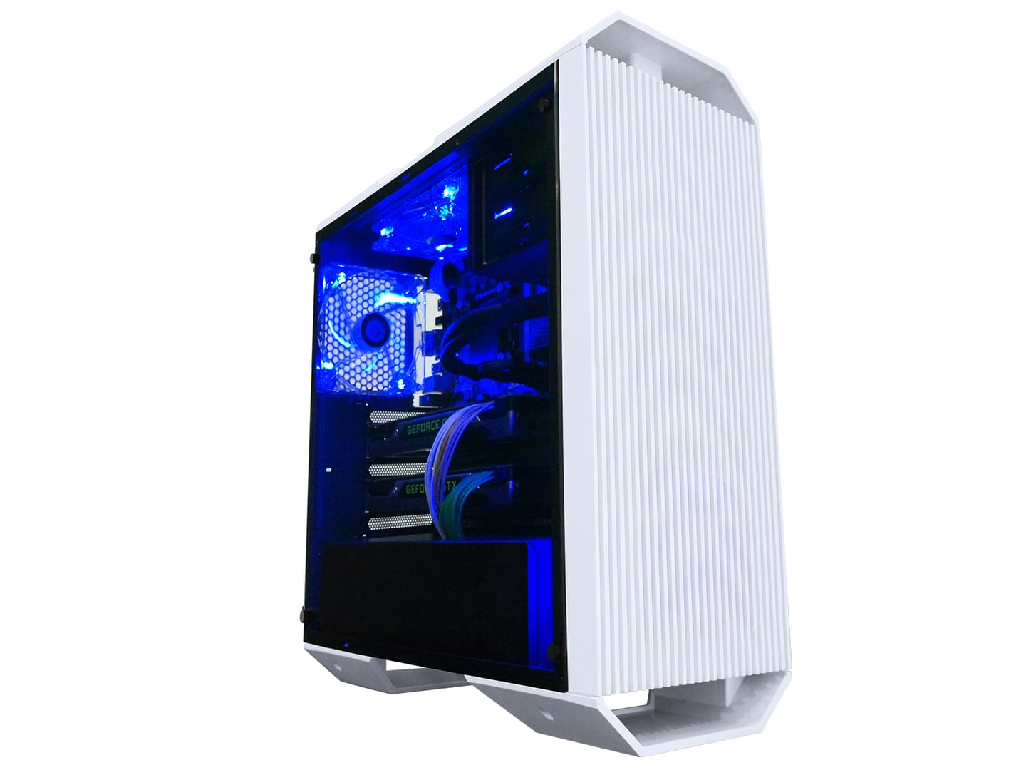 Raidmax Monster Ii Blue Led Tempered Glass Side Gpu 400mm intended for measurements 1440 X 1080