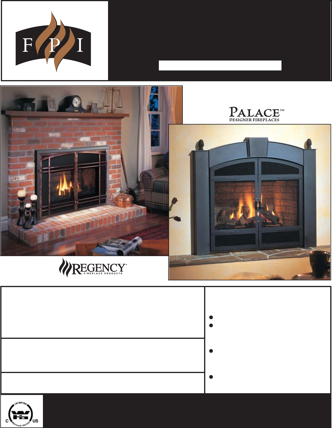 Regency Gas Insert U35 Lp1 Users Manual 918 528a 03 04 08 pertaining to proportions 1137 X 1464