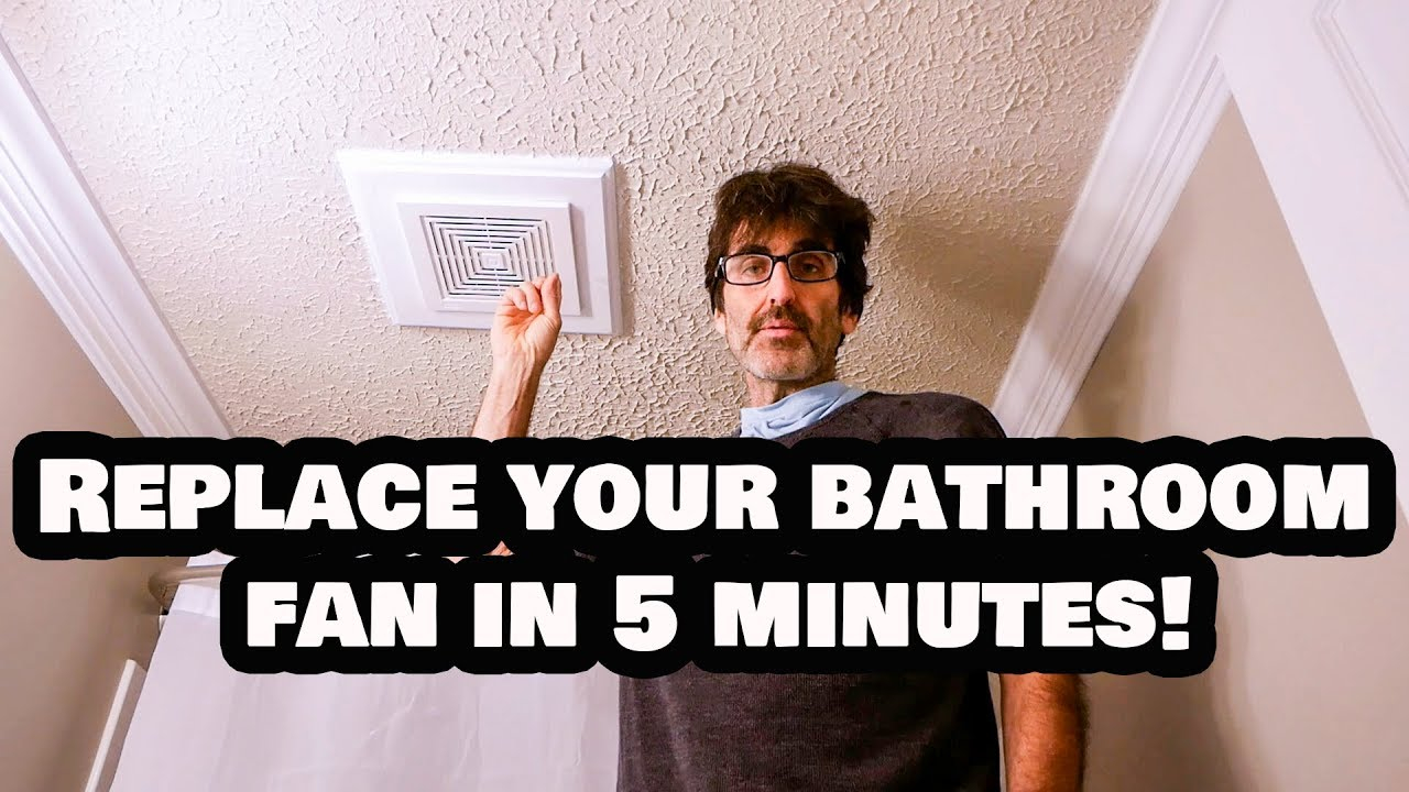 Replace Your Bathroom Fan In 5 Minutes Flat No Attic Access intended for proportions 1280 X 720