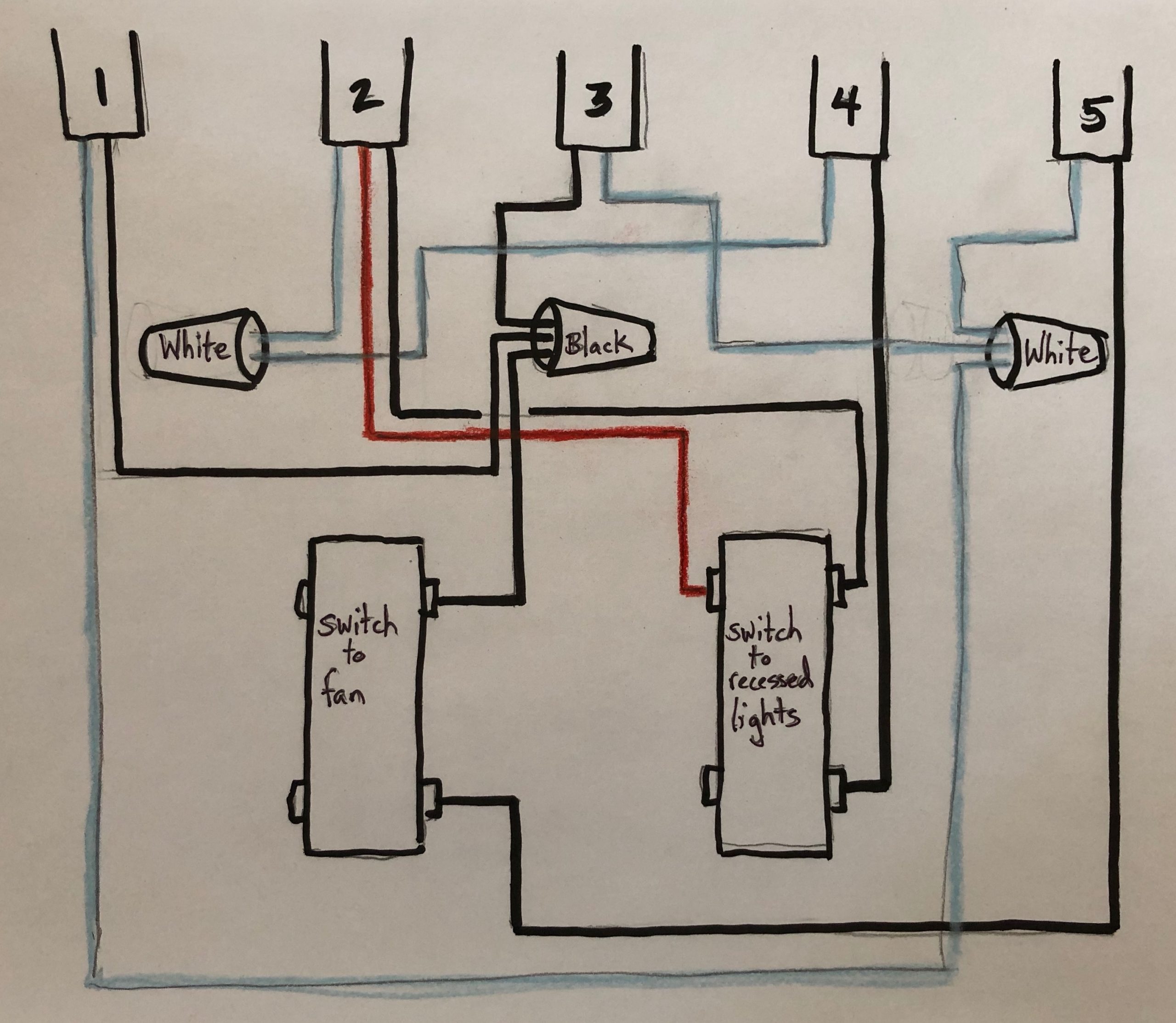 Replacing Bath Fan Switch With Timer Switch Home pertaining to measurements 2983 X 2596