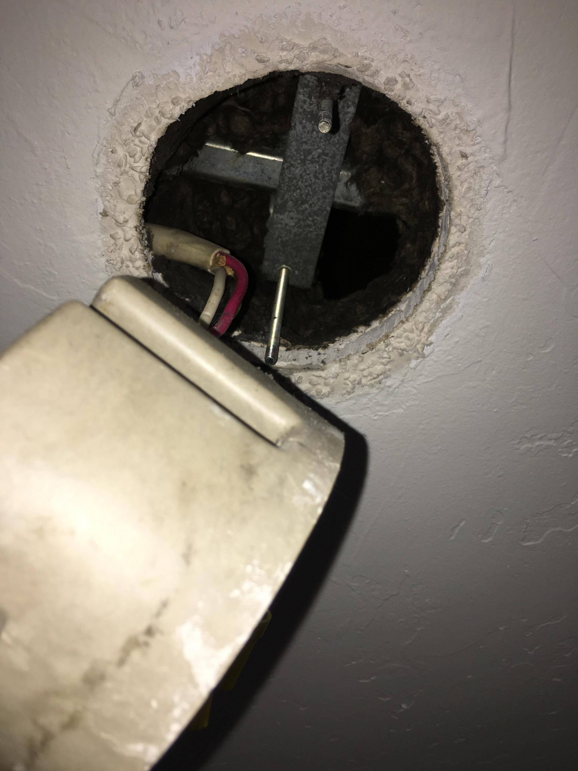 Replacing Ceiling Fan Bracket Home Improvement Stack Exchange regarding sizing 3024 X 4032