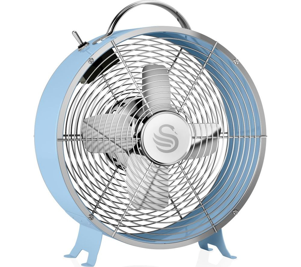 Retro Sfa12630bln Portable 8 Desk Fan Blue with regard to dimensions 1000 X 887