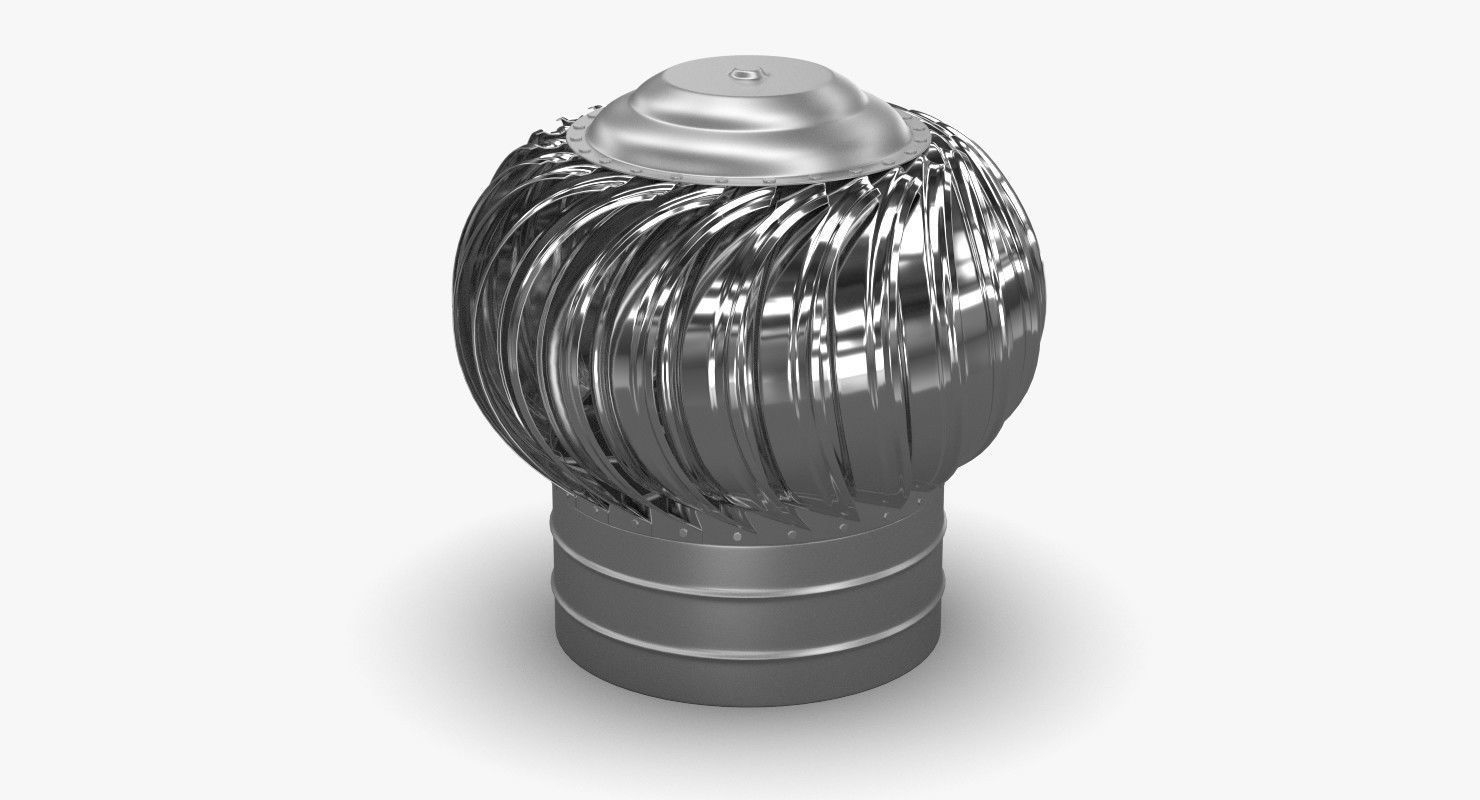 Roof Turbine 3d Model within sizing 1480 X 800