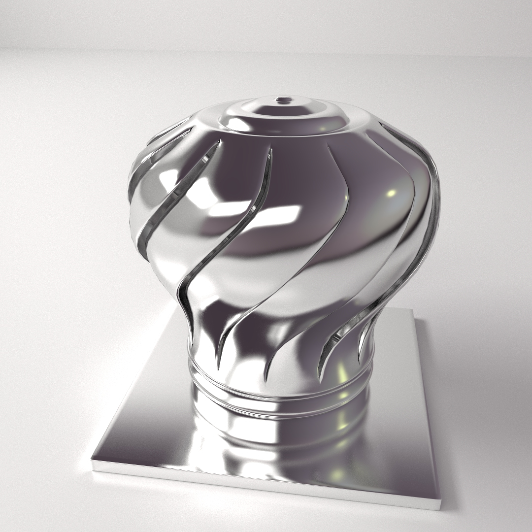 Roof Ventilator 3d Model with regard to sizing 1080 X 1080
